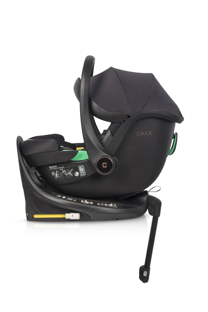 Autosedačka CAVOE PEU PRO s otočnou základnou ISOFIX pro děti od 40 do 87 cm (0-13 kg)