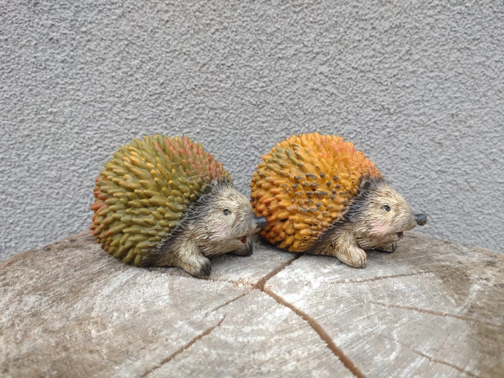 Ježek oranžovozelený malý 2 druhy 9x7cm polyston