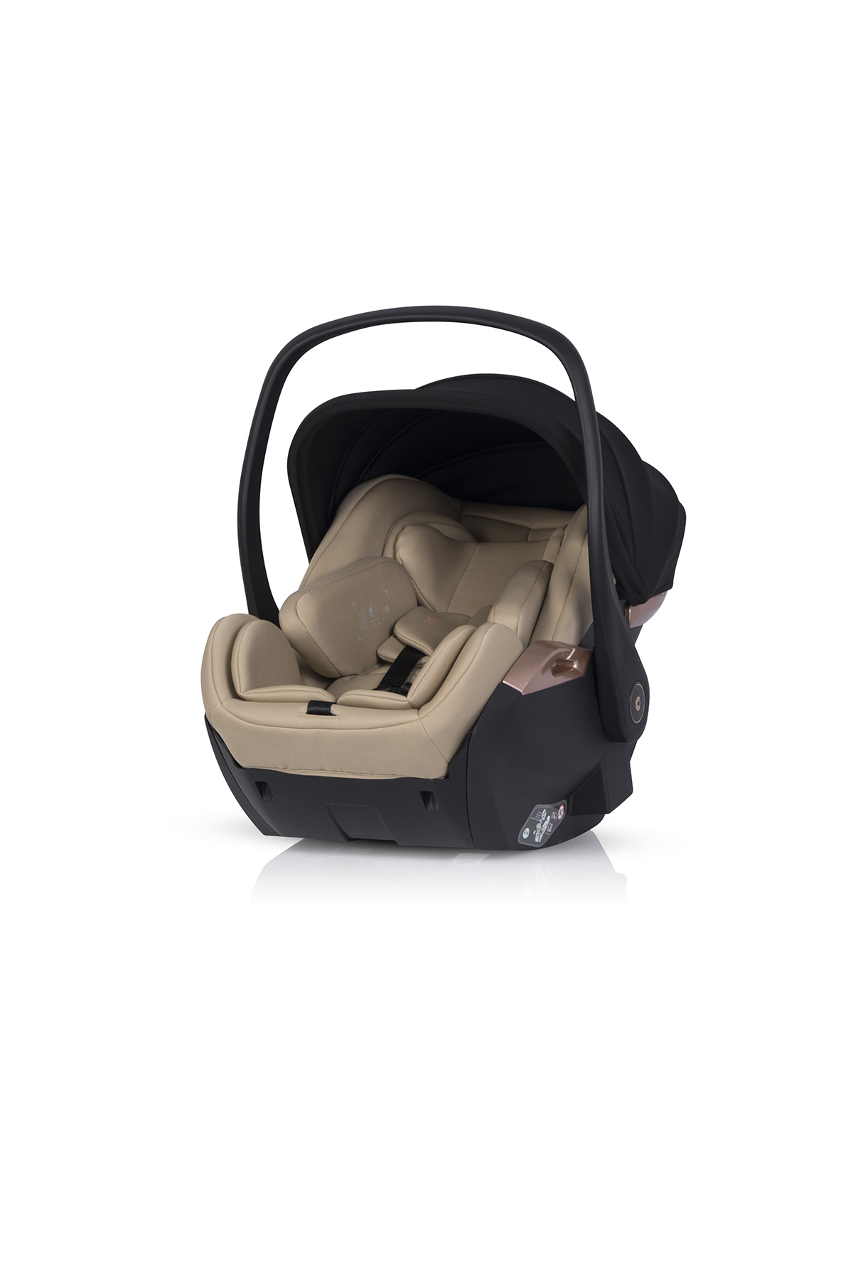 Autosedačka 0-13kg /40-87cm Cavoe AI Natural polohovatelná s isofixovou otočnou základnou