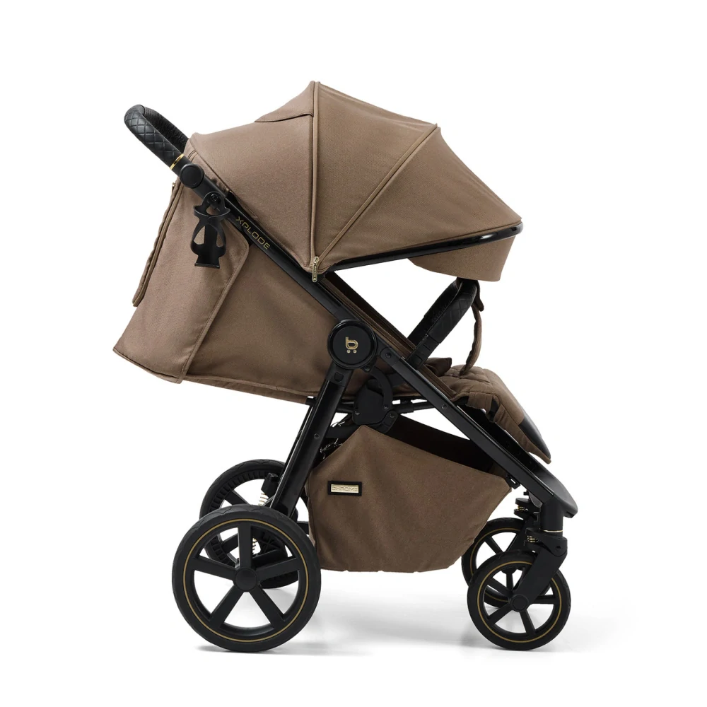 Sportovní kočárek Xplode Future Design Chrome Chrome Caffe Latte