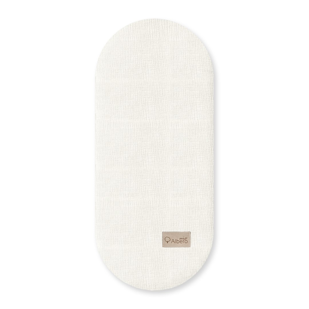 BAVLNĚNÉ PROSTĚRADLO DO KOČÁRKU ALBERO MUŠELÍN SADA (2KS ) Mint