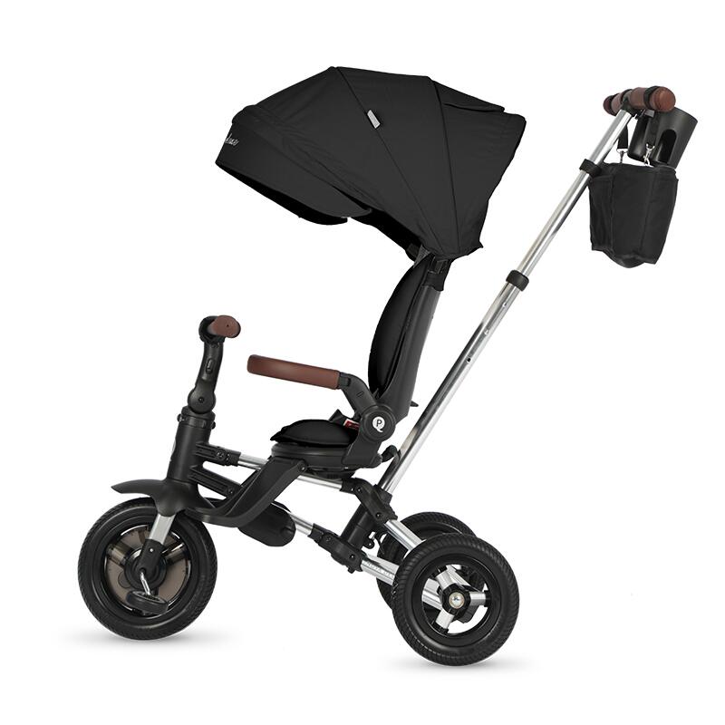 Qplay Nova Deluxe multifunkční skládací tříkolka s příslušenstvím black