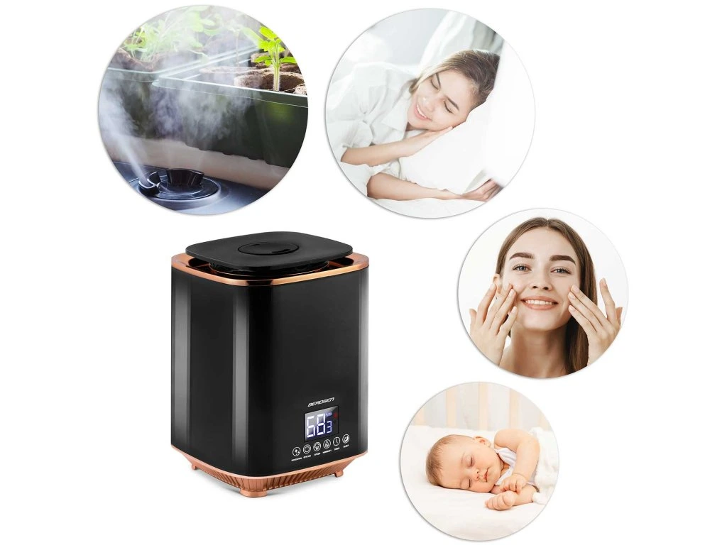 Ultrazvukový zvlhčovač vzduchu Berdsen Premium s ionizátorem a aroma difuzérem