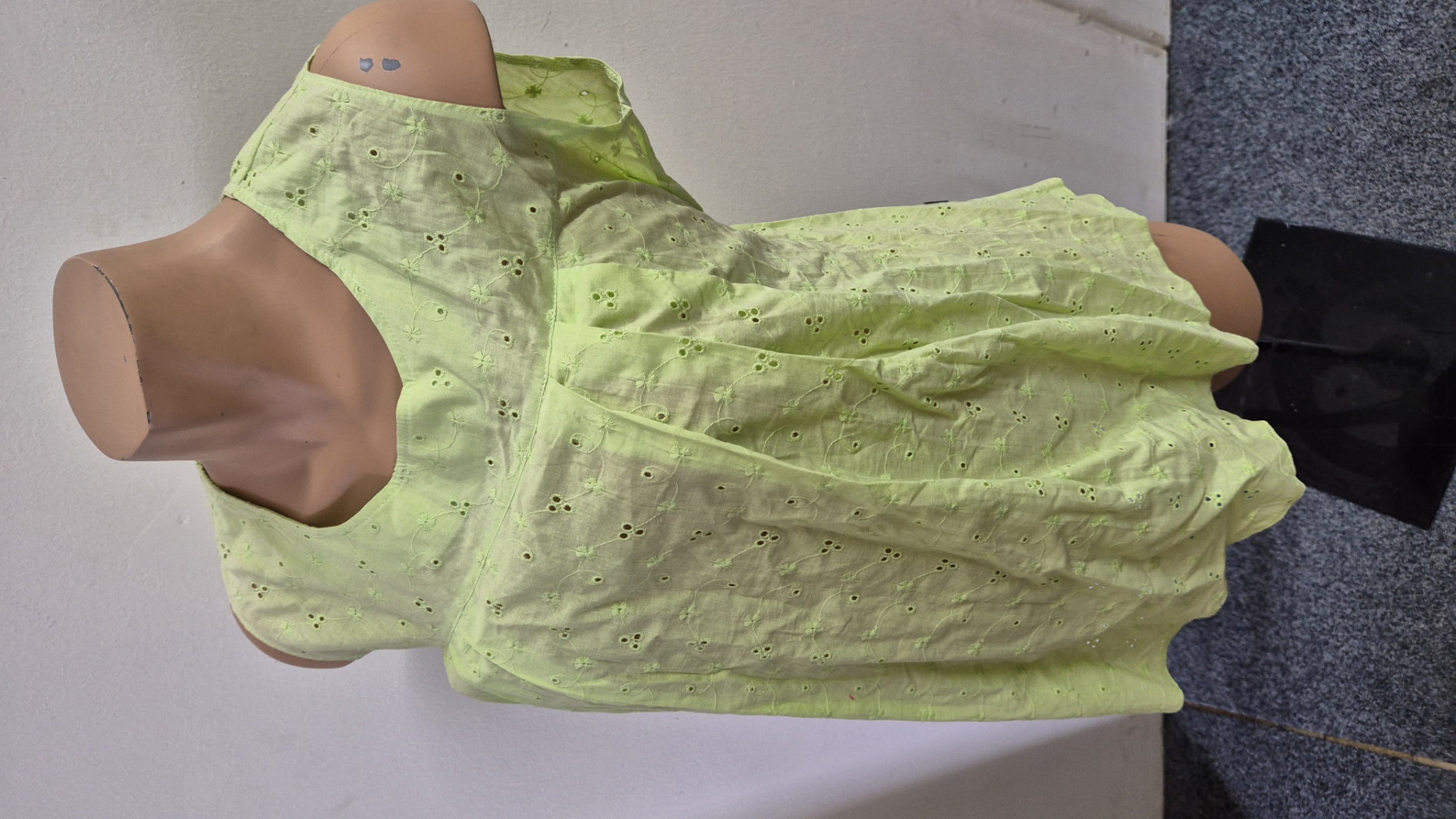 Těhotenská móda - šaty letní zelenkavé Bosman velikost 44