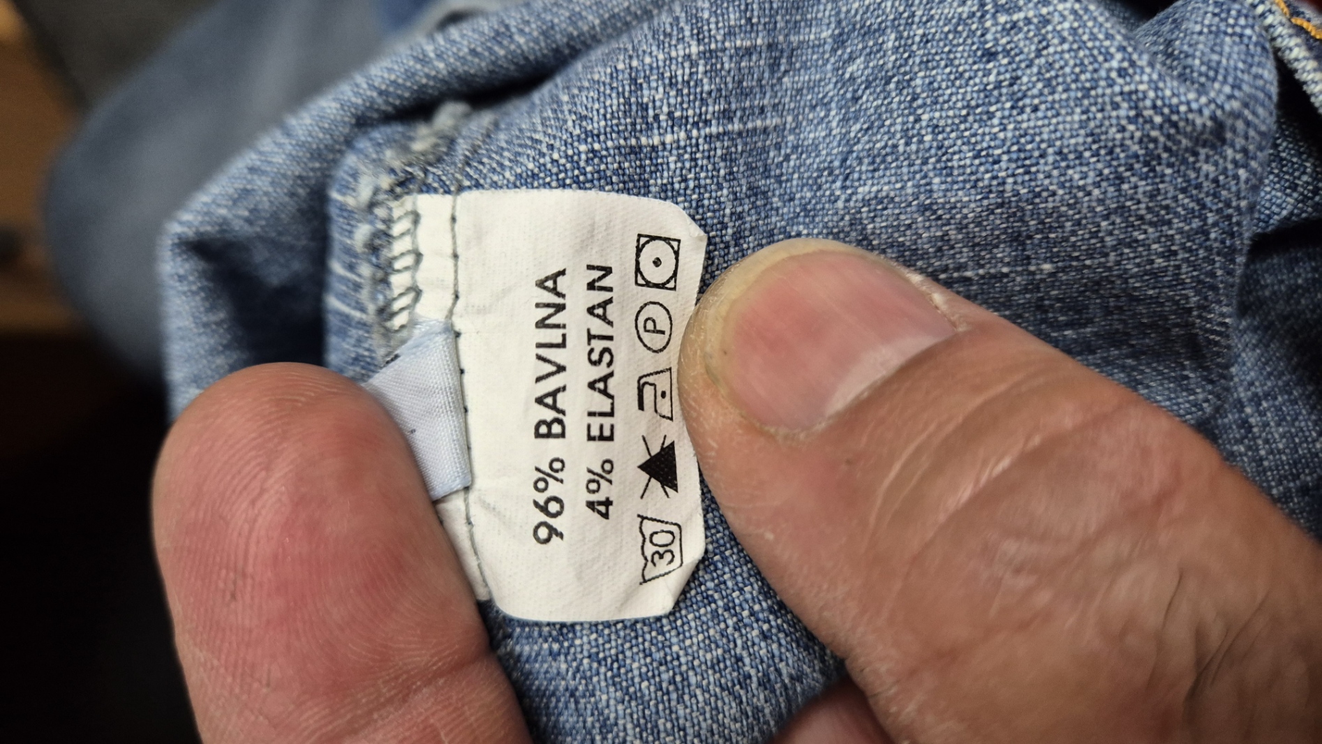 Těhotenská móda - Těhotenská Jeans bunda vel. 40