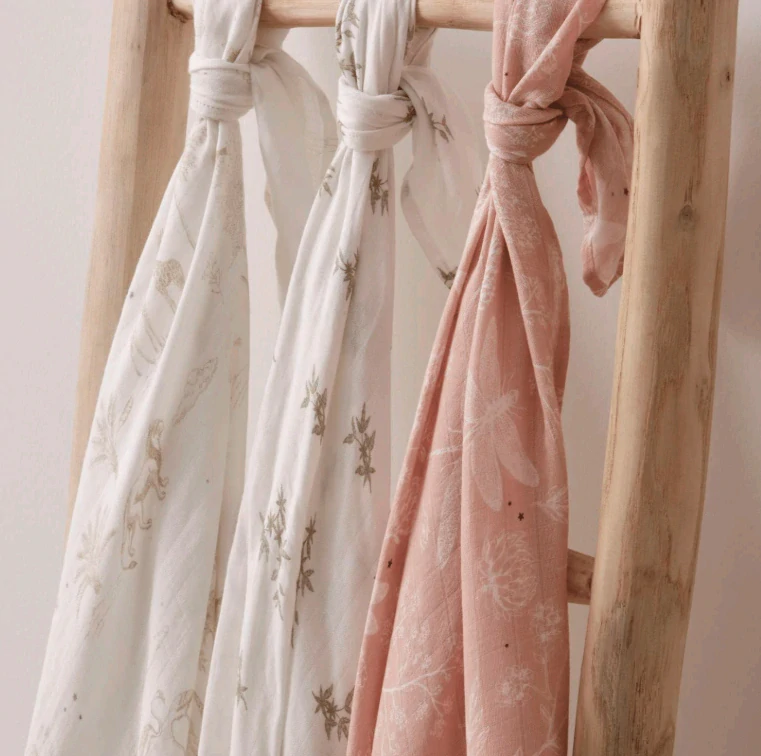 Muselinovo-bambusová osuška BimBi 120x120cm Dafne