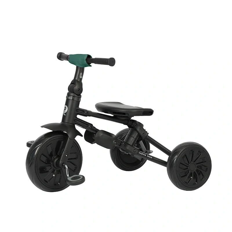 Qplay Nova Max multifunkční skládací tříkolka s příslušenstvím zelená