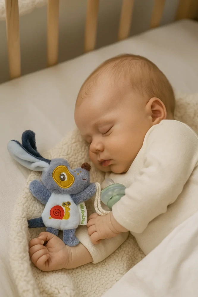 Lilliputiens - hlídač dudlíků svítící ve tmě - kočička Jeanne