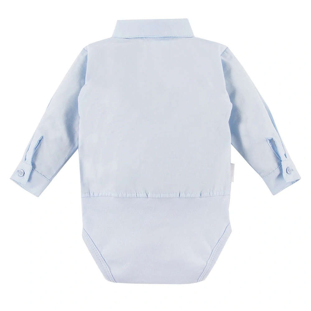 Chlapecké košilové body s límečkem CEREMONY světle modré vel.74