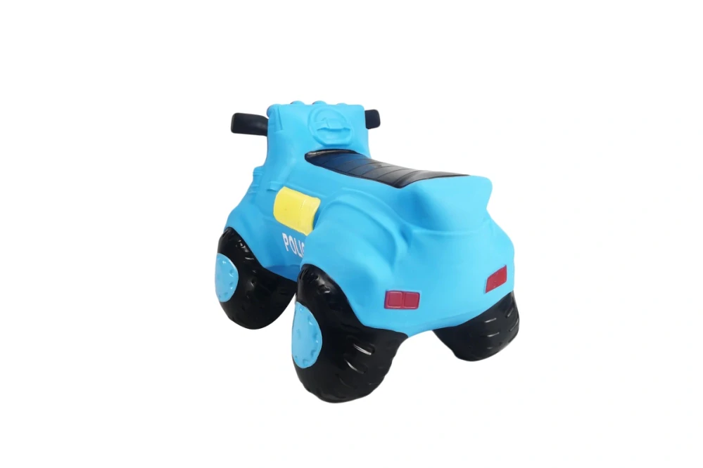 Hopsadlo gumové Auto Policie modré