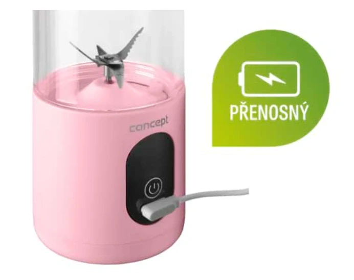 Přenosný Smoothie Mixér Concept SM4000 - pink