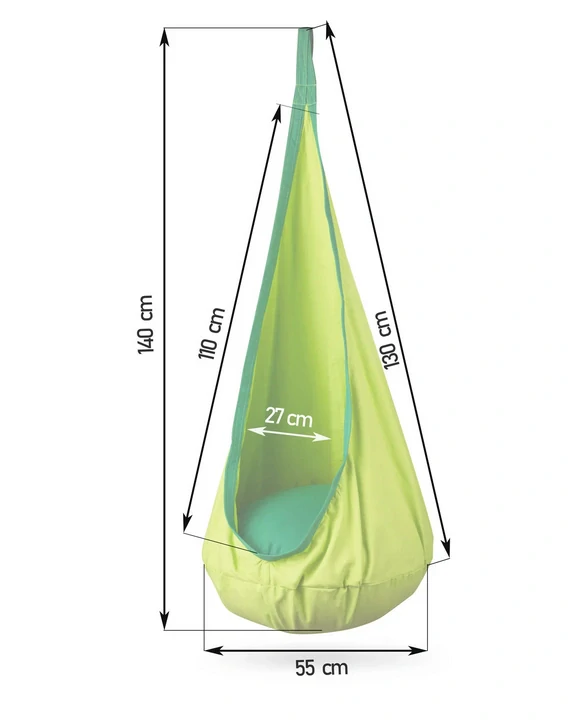 Závěsná houpačka Cocoon Neo-Sport zelená