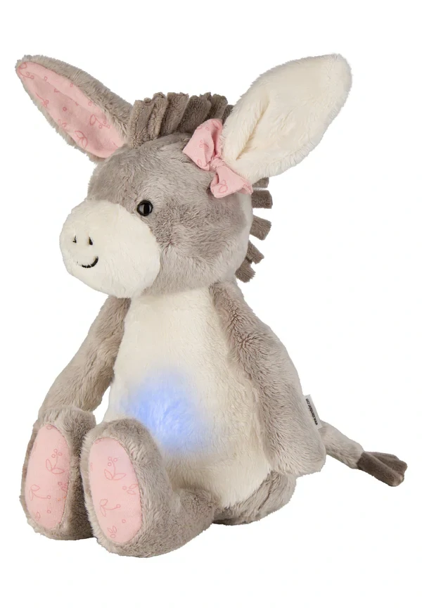 Plyšový Oslík Emmi Boy 26cm s nočním světýlkem a melodií