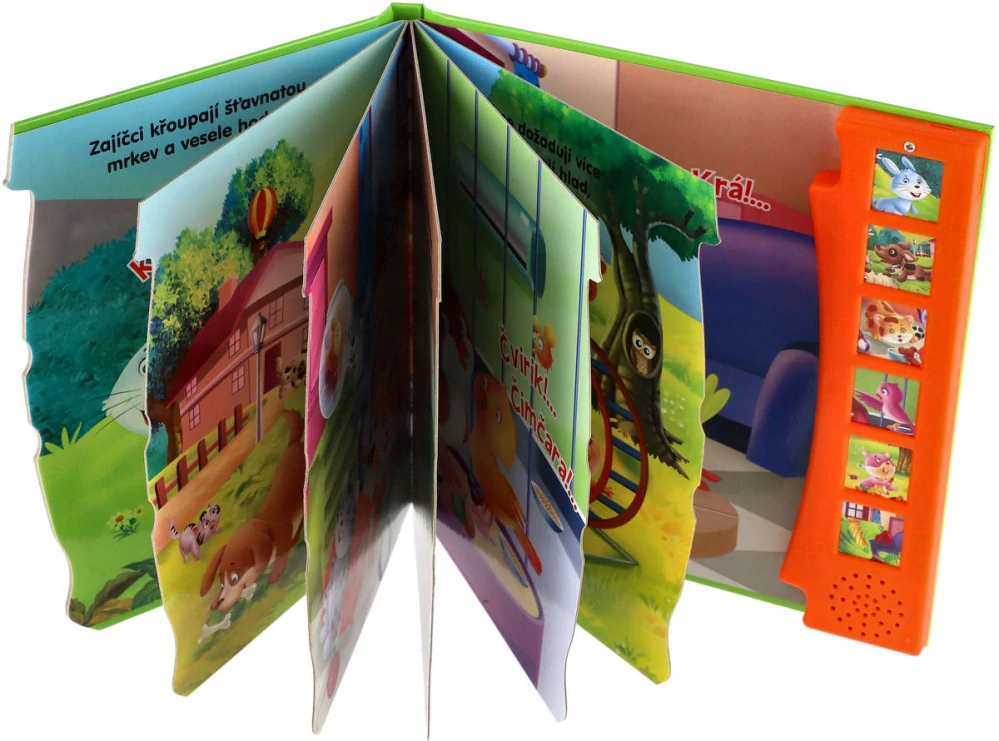 Naučná zvuková Knížka Domácí Zvířata