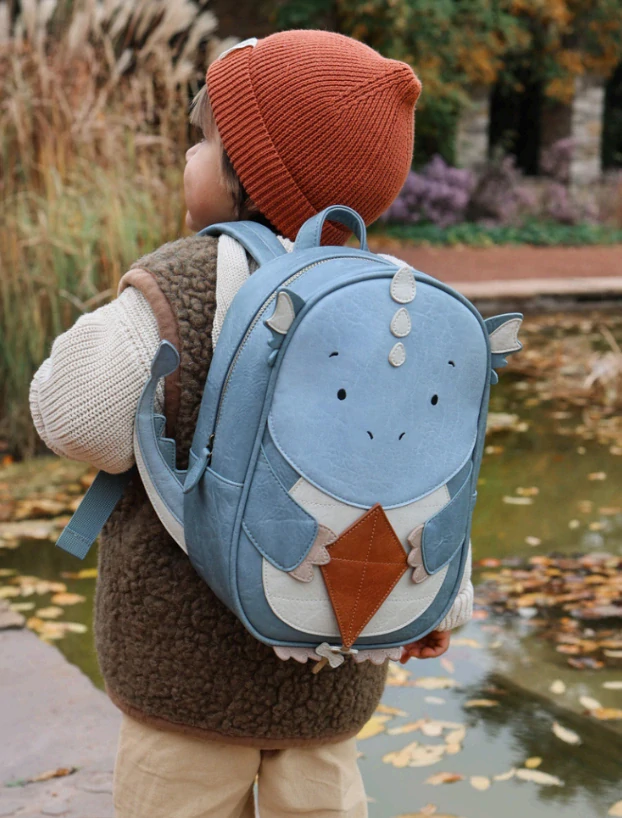 NEW Dětský batůžek z eco kůže Dráček Snorre - Big Drache Snorre