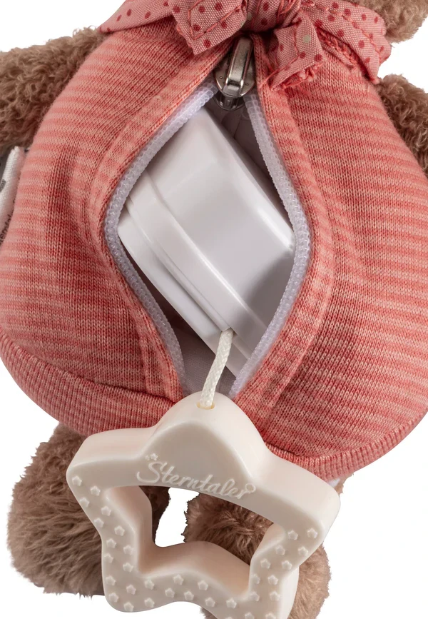 Hudební Hračka Oslík Emmily – Textilní, Uklidňující Melodie (19 cm)