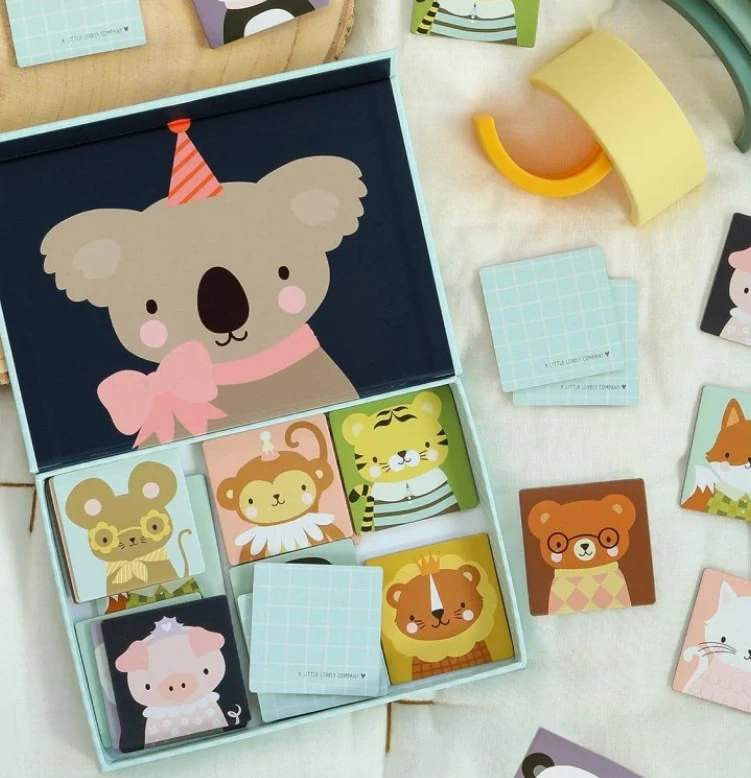 Pexeso A Little Lovely Company – Paměťová hra Zvířecí kamarádi (3+ let)