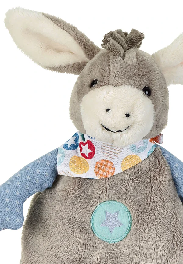 Nahřívací polštářek OSLÍK EMMI na koliku pro miminka - úleva od bolení bříška