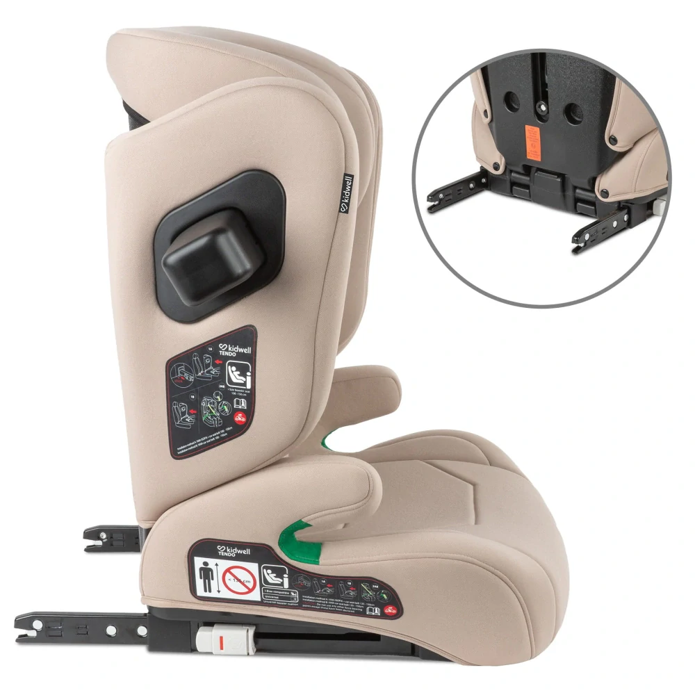 Autosedačka Kidwell TENDO s isofixem 2v1, i-Size 100-150 cm béžová