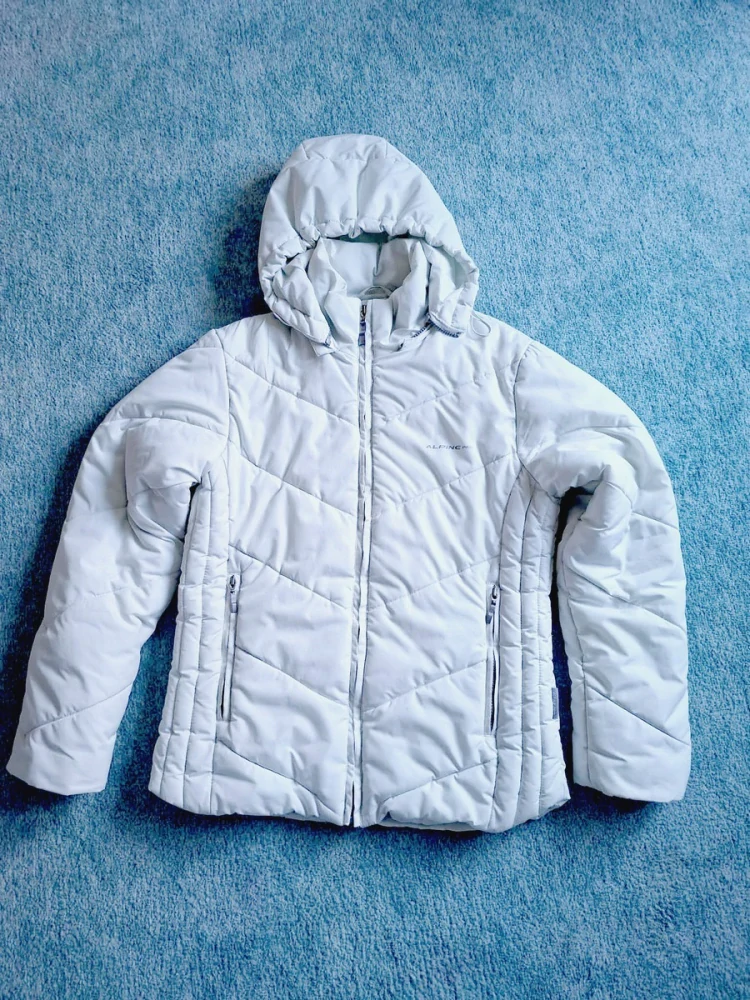 Dámská lyžařská bund ALPINE Pro smetanová (vel.S) TOP STAV