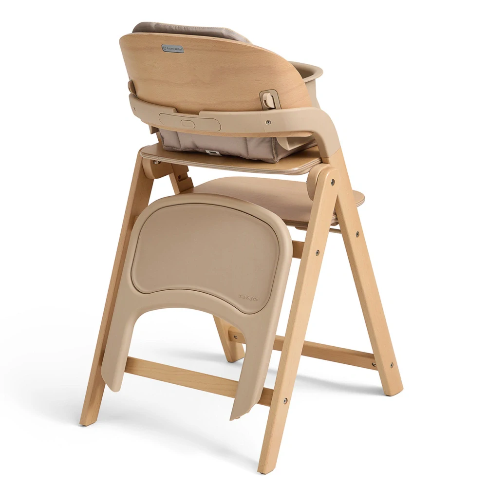 Rostoucí jídelní židlička Me&You Natural Beige - Nosnost 130 kg