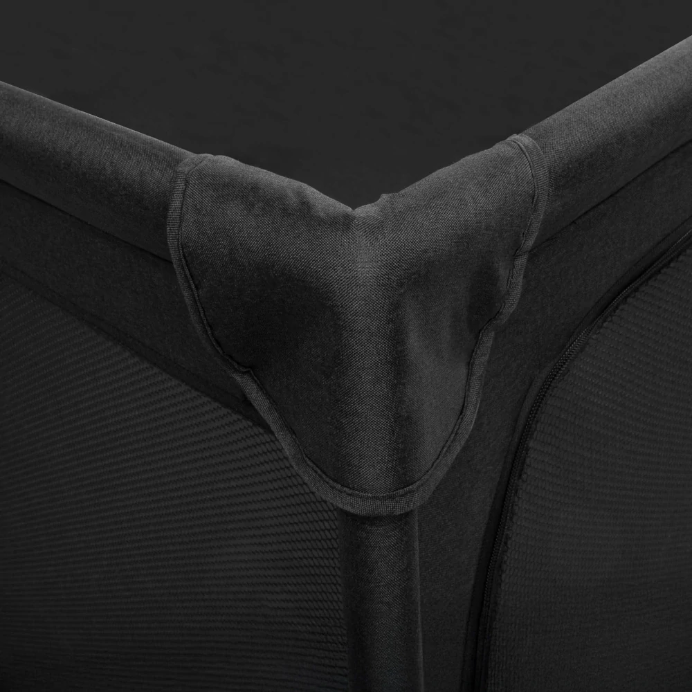 Cestovní ohrádka 130x130cm Kidwell Franco černá