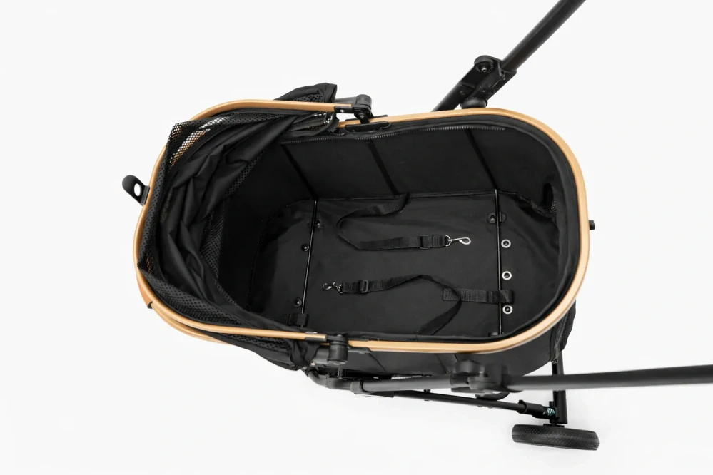 Multifunkční kočárek pro psy a kočky Velo s ventilací a otočnými koly