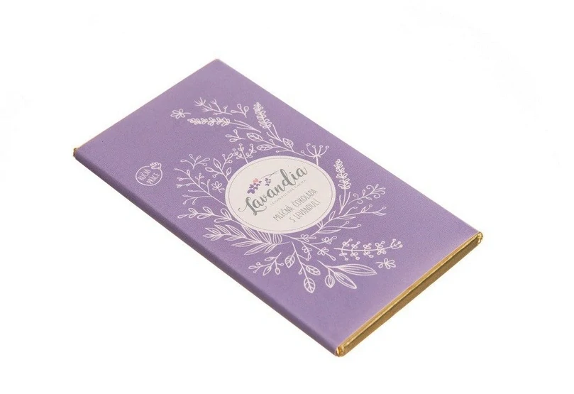 BIO Mléčná čokoláda s LEVANDULÍ