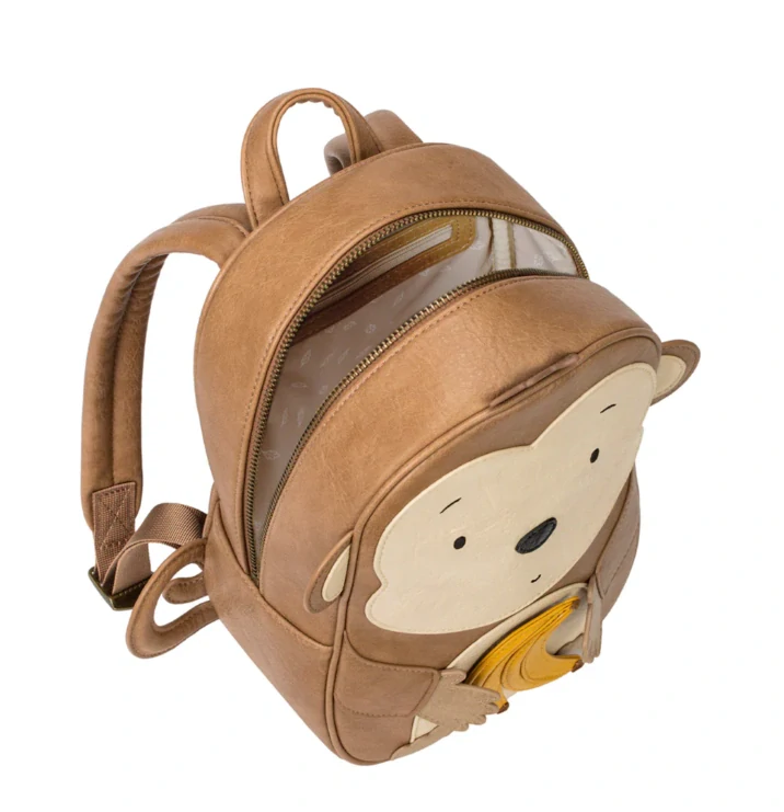 Dětský batůžek z eco kůže OPIČKA - Affe Momo