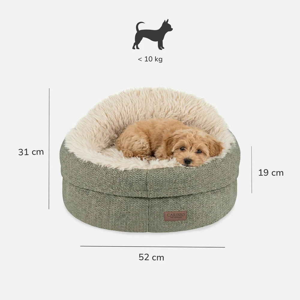 CARINIO COSY OLIVE - Kokonový pelíšek, zvířecí pohovka