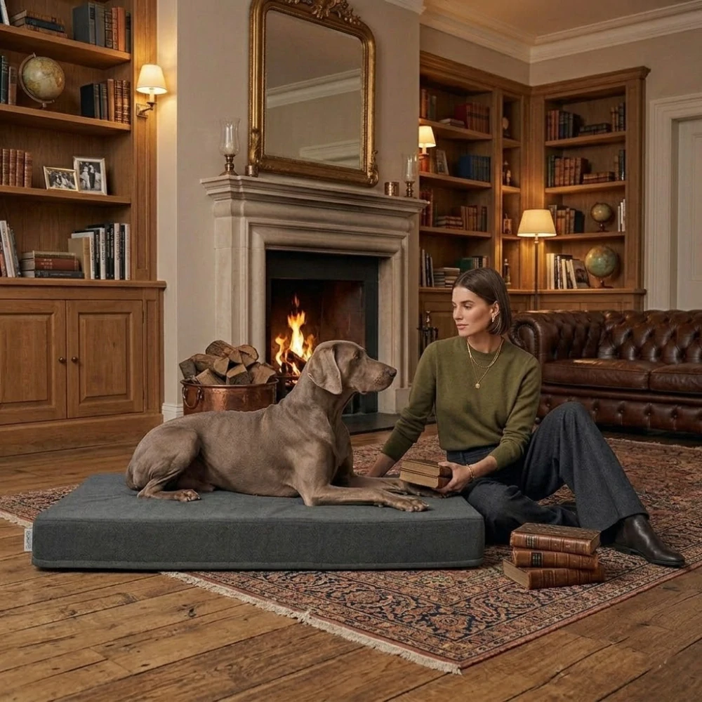 Pelíšek pro domácí mazlíčky Carinio Rest Charcoal XL