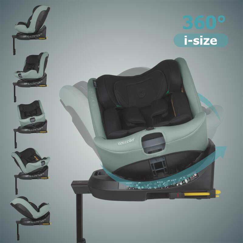 Autosedačka i-Size 40–150 cm Coccolle Ario Forest Sage