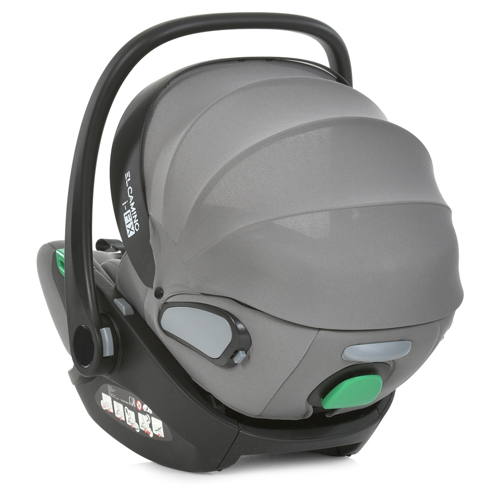 Polohovatelná Autosedačka El Camino i-FIX ME Simply Grey