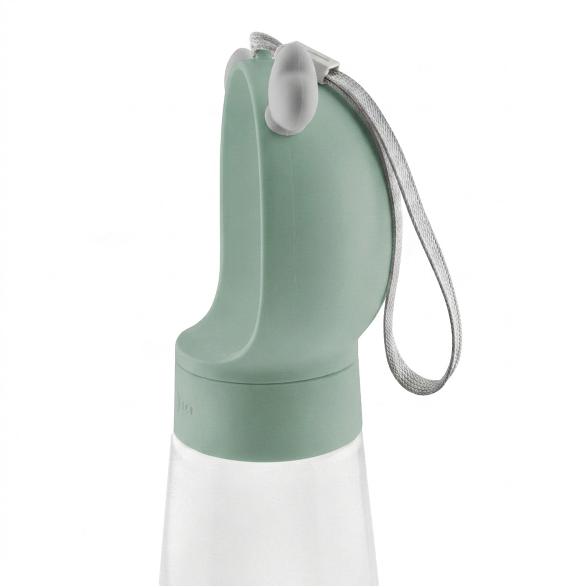 Cestovní láhev na vodu a granule pro psy a kočky MilooPets Amore Duo (350+180 ml) zelená