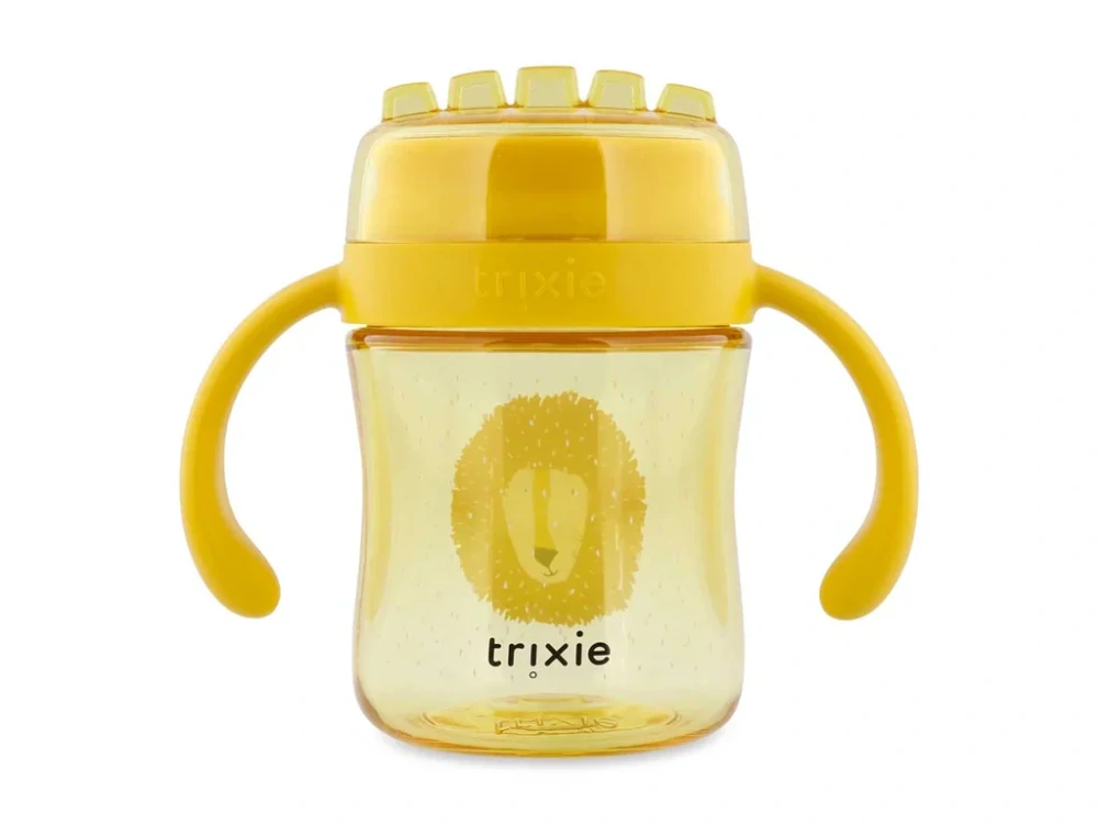 Učící tréninkový první hrneček 360° Trixie Pan Lev (Žlutý)