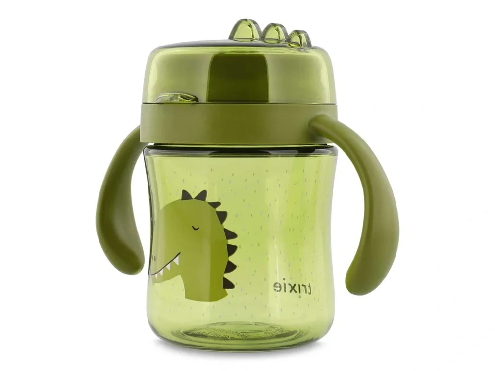 Učící tréninkový první hrneček 360° Trixie Pan Dinosaurus (zelený)