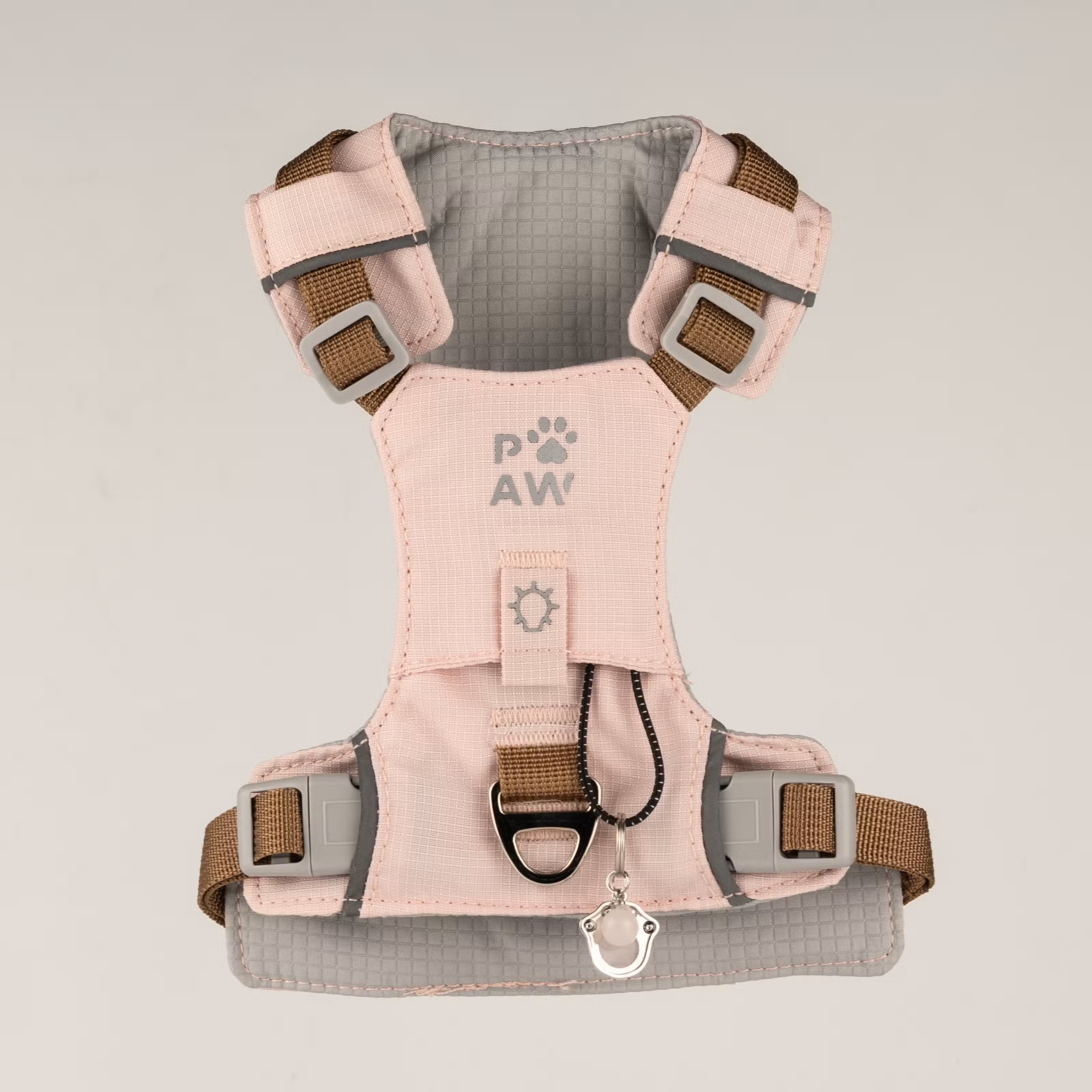 Ergonomický psí postroj P-AW Guardian (4–8 kg) s růženínem