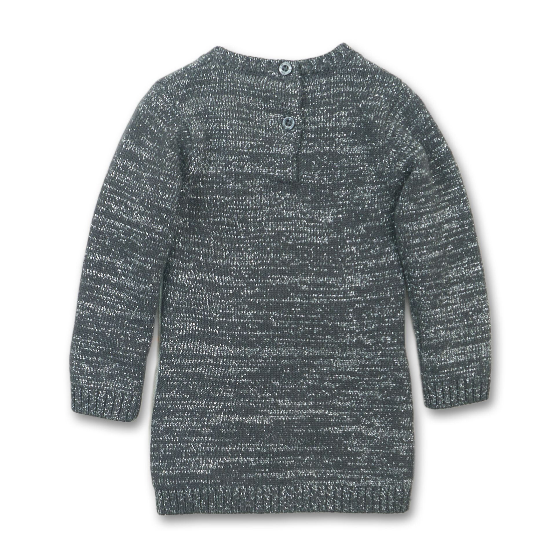 Úpletové dívčí šaty Dirkje s dlouhým rukávem Kočička (UD0906)