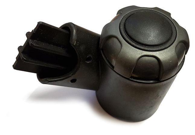 ND_závěs předního kolečka kočárku JUMBO - LEVÝ -tako  (pro drik 68mm)