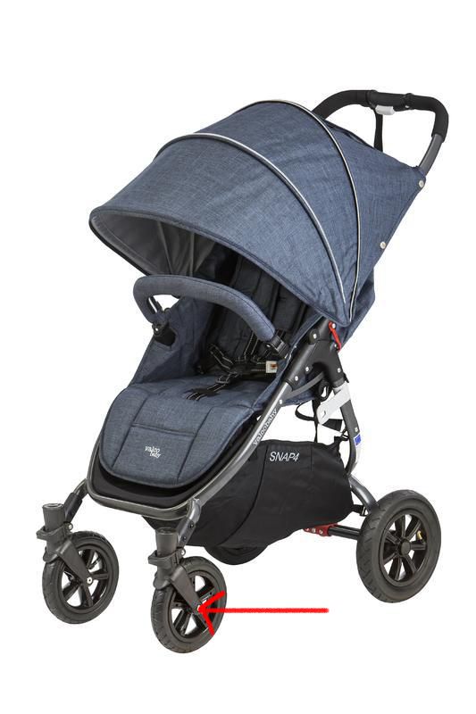 ND_ložisko do kolečka kočárku Valco Snap 4 menší přední