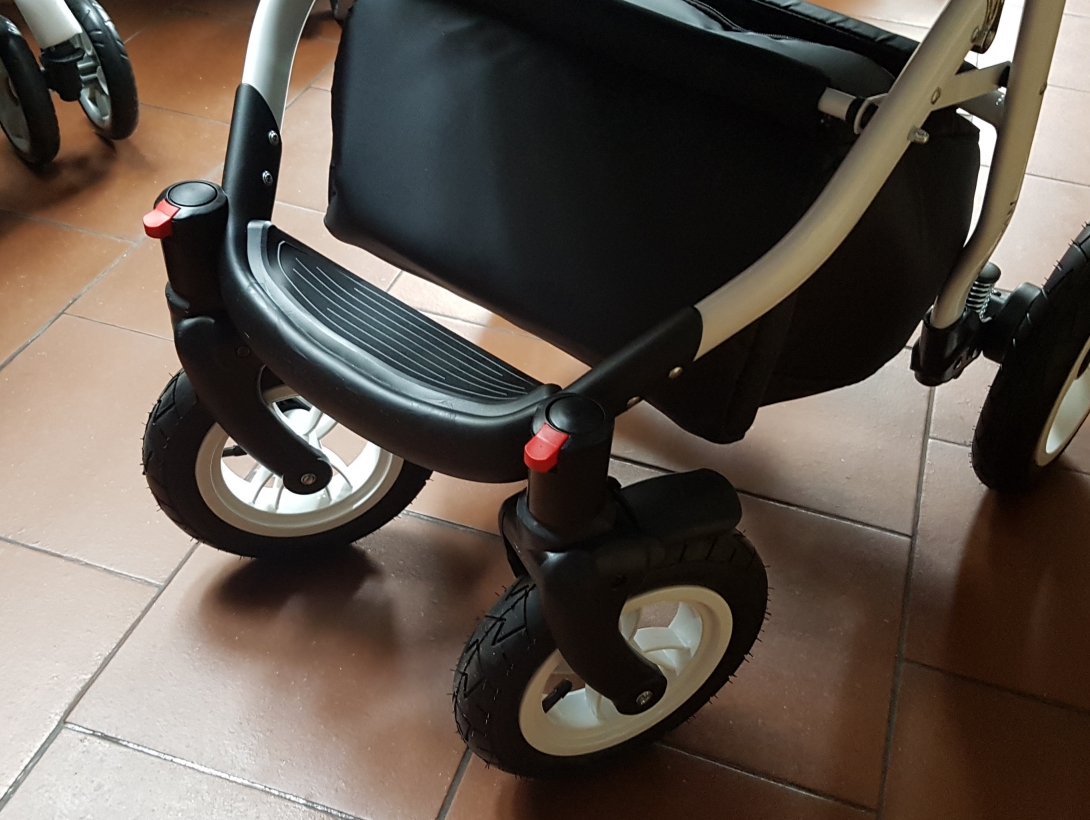 ND_přední náprava na kočárek kompletní černá - maximo