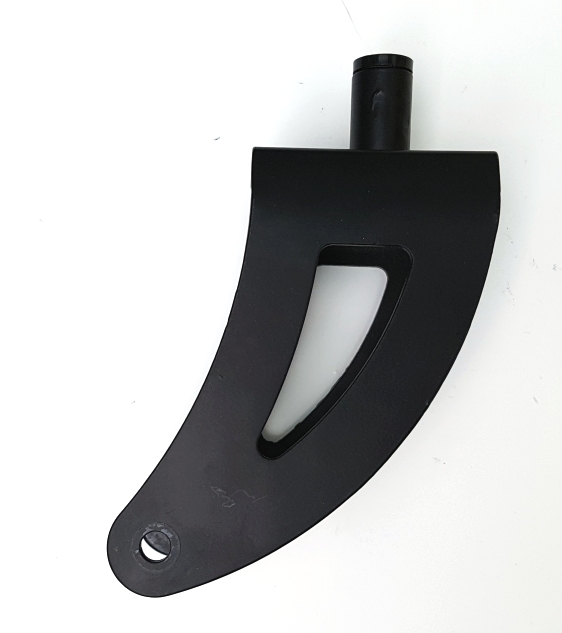 ND_závěs - vidlice na kolo kočárku X-lander XA - držák kovový s tlačítkem