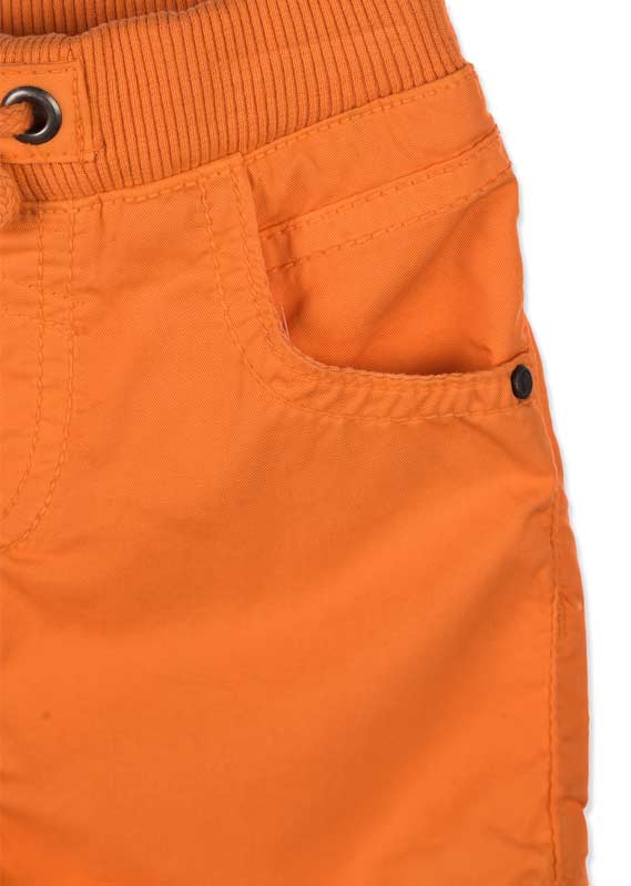 Chlapecké plátěné oranžové kraťasy zn. Losan
