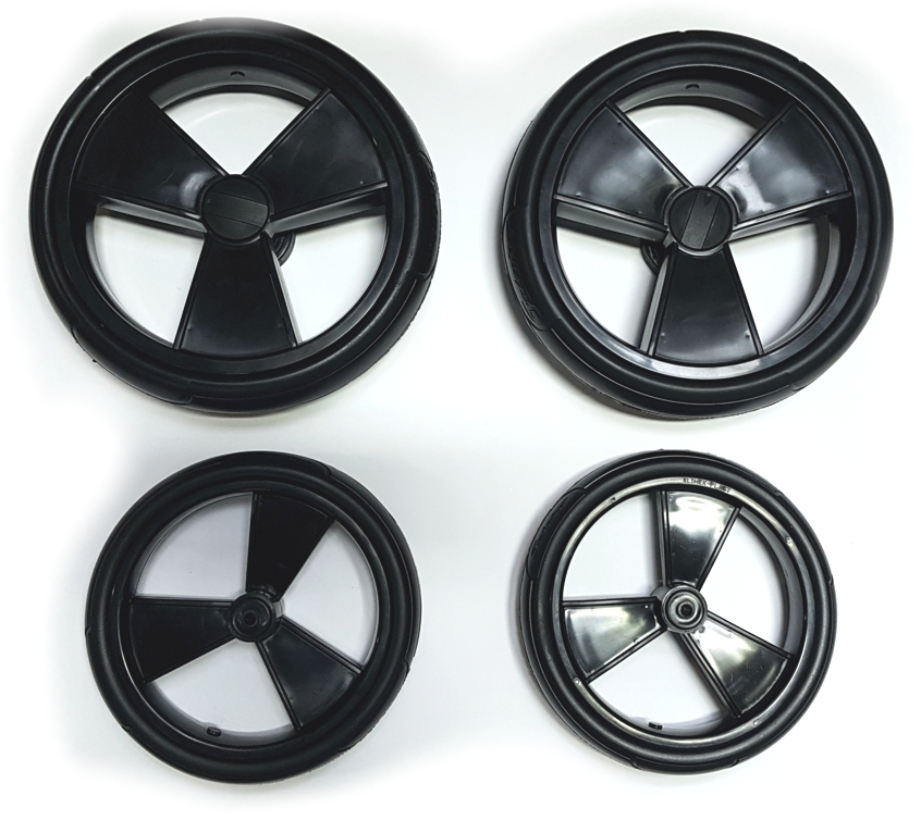 ND_sada kol na kočárek Melody, Euforia, Magnetio - gelové nenafukovací