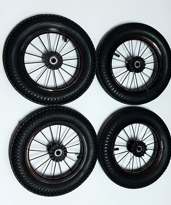 ND_sada kol na kočárek TAKO -nafukovací drátěná měděná