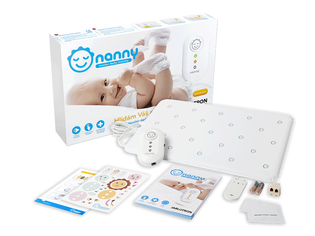 Monitor dechu NANNY s jednou podložkou