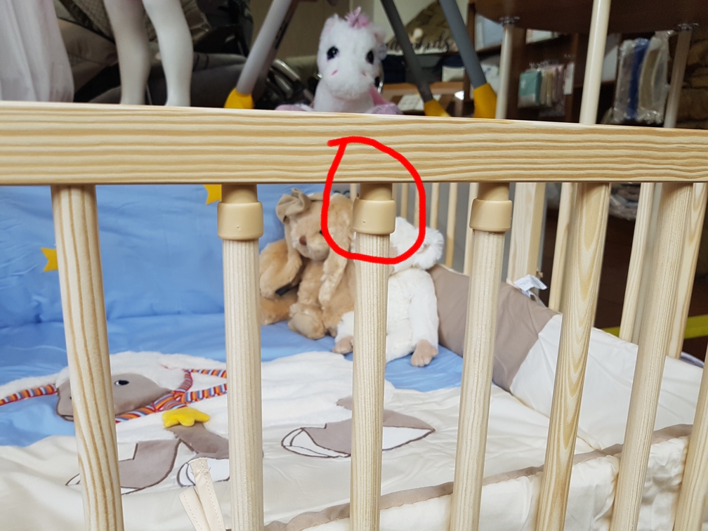 ND_koncová krytka vytahovací tyčky postýlky a ohrádky