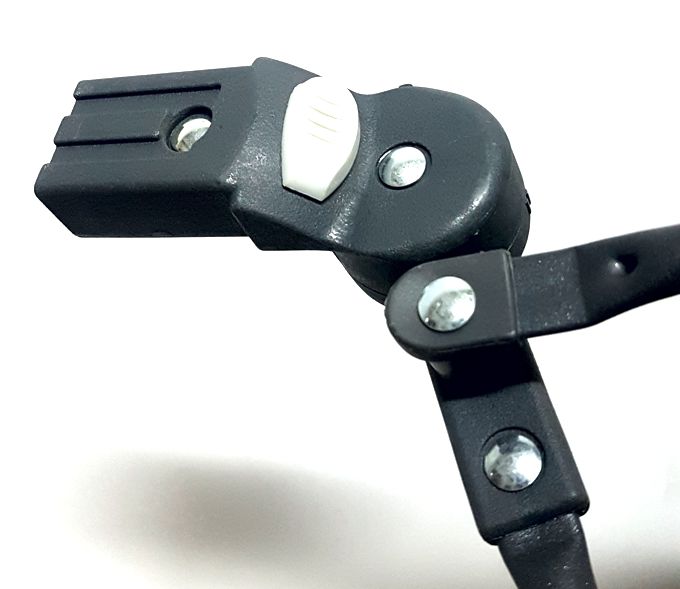 ND_ rohatka na kočárek Cortina X3 - kompletní včetně nýtů  - pravá strana