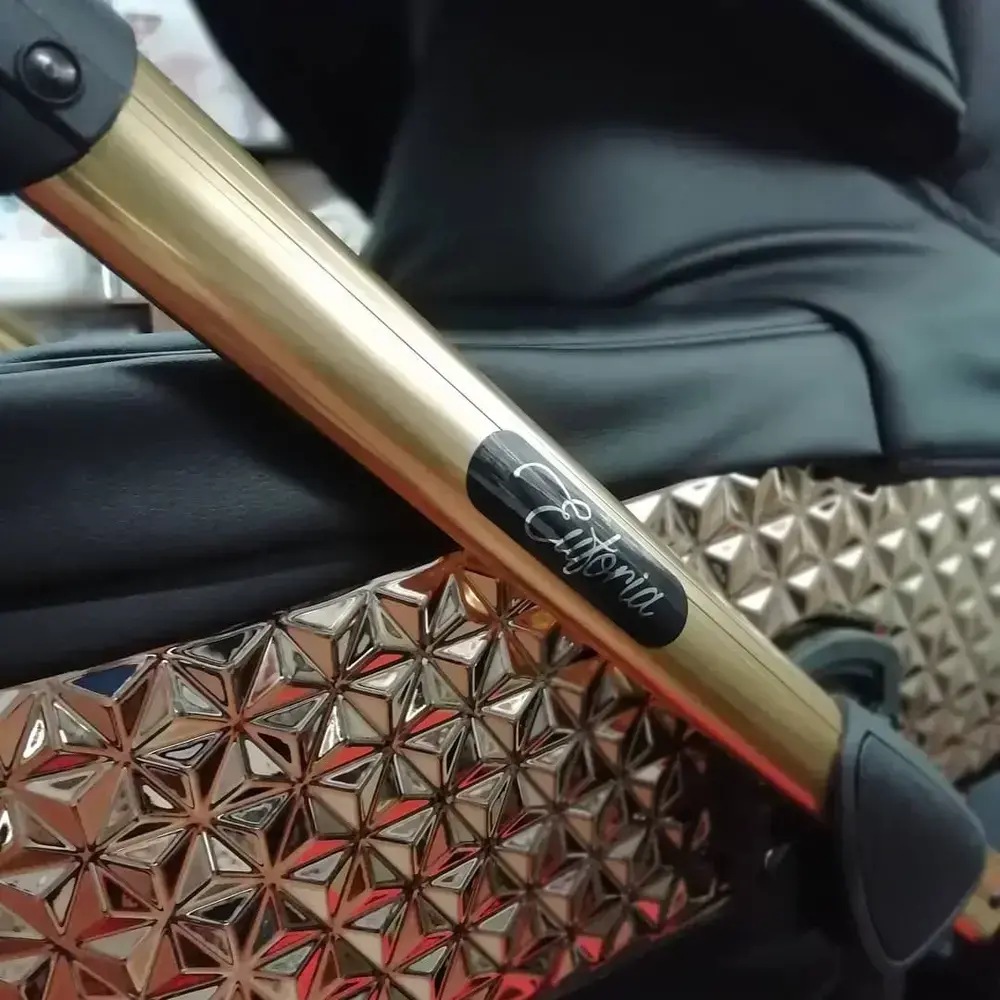 Kombinovaný kočárek EUFORIA PREMIUM EP-2 gold/black