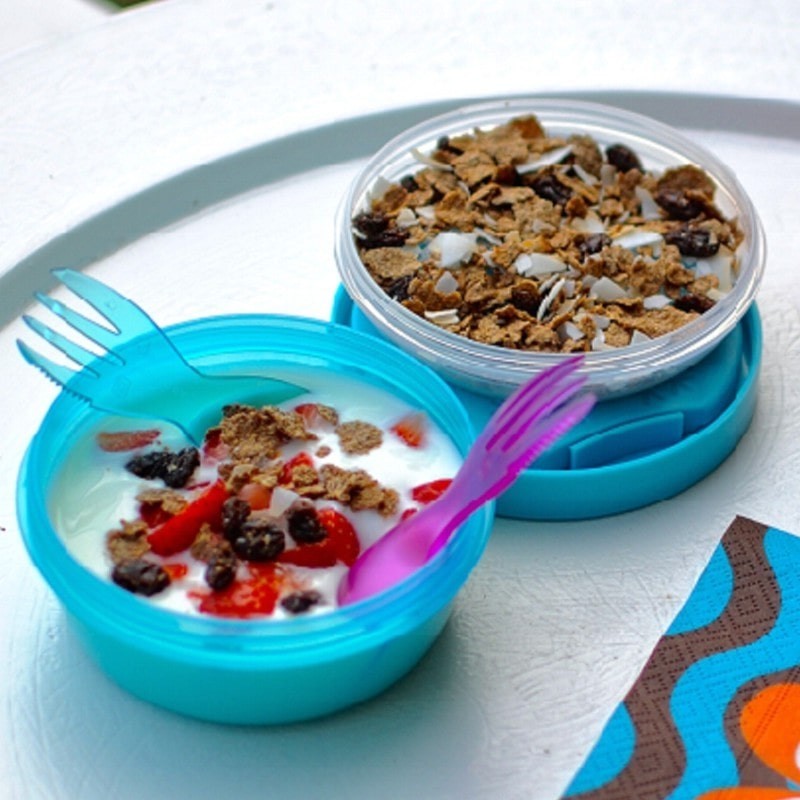 Svačinový box Spider s chladicí vložkou Carl Oscar - N'ice Cup Green